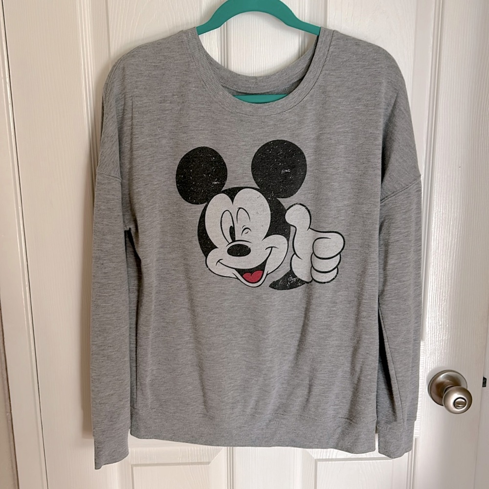 Grey Mickey Mouse Sweatshirt